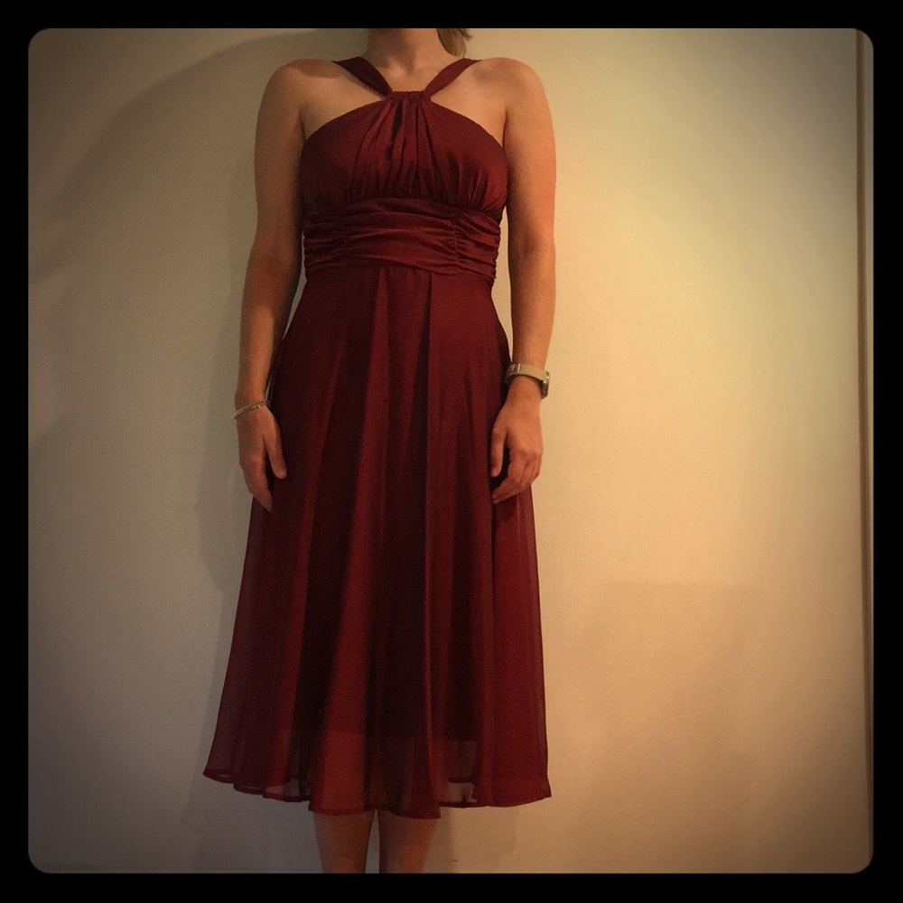 Red dress